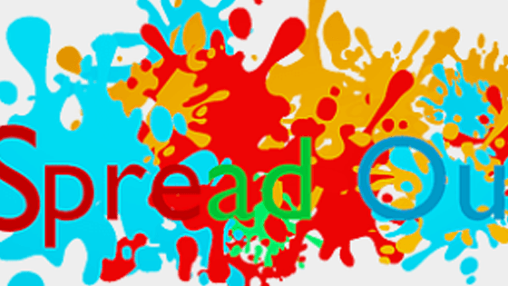 Top-down view of a Spread Out match with ink-covered terrain.